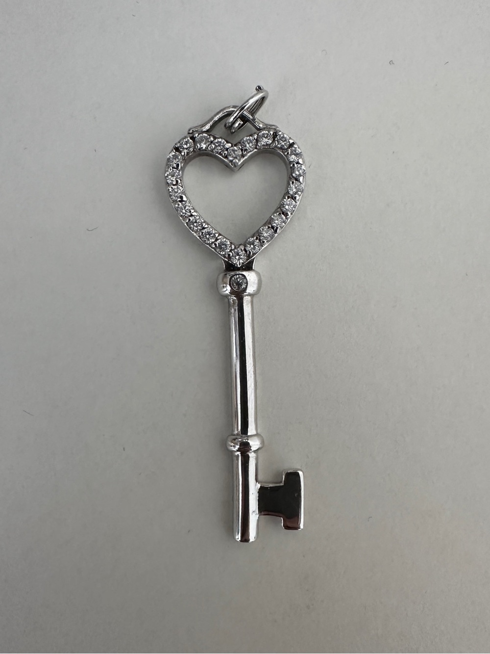 Silver Key Necklace Pendant